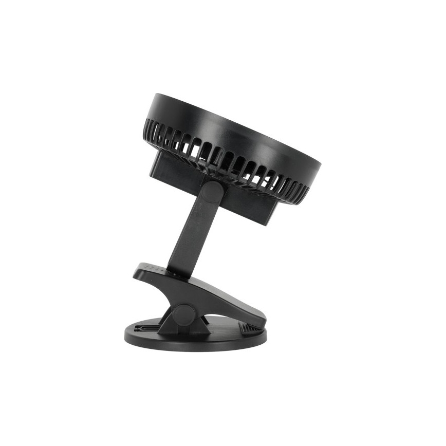 Oplaadbaar tafel ventilator met clip VIENTO 6W/5V 2000 mAh zwart