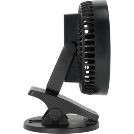 Oplaadbaar tafel ventilator met clip VIENTO 6W/5V 2000 mAh zwart