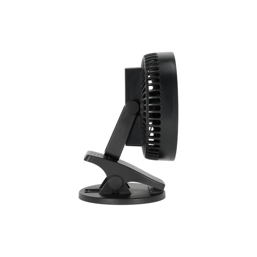 Oplaadbaar tafel ventilator met clip VIENTO 6W/5V 2000 mAh zwart