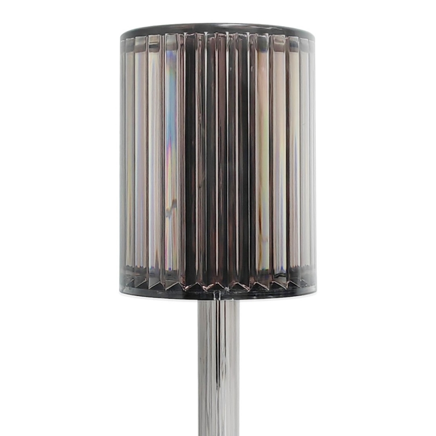 LED oplaadbare aanraaktafellamp SIMPLE LED/1W/5V 3000-6000K 2400 mAh rookgrijs