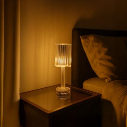 Oplaadbare LED-bureaulamp met touchbediening SIMPLE LED/1W/5V 2400 mAh 3000-6000K helder