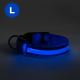 Oplaadbare LED Honden Halsband 45-52 cm 1xCR2032/5V/40 mAh blauw