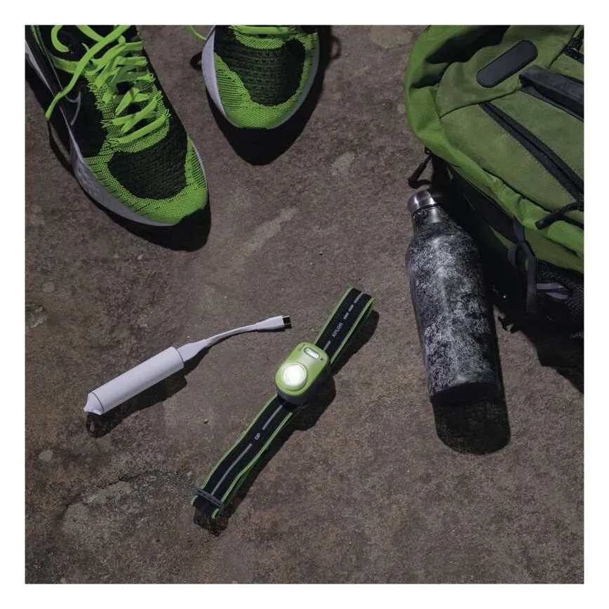 Oplaadbare LED-hoofdlamp LED/USB 1600 mAh IPX6