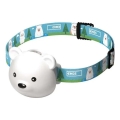 Oplaadbare LED-hoofdlamp (USB), 500 mAh — beer