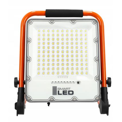 Oplaadbare LED-schijnwerper met statief LED/100W/3,2V 5000K 5000 mAh IP65 oranje