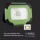 Oplaadbare LED Schijnwerper SAMSUNG CHIP LED/10W/3,7V IP44 6400K groen