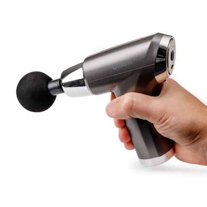 Oplaadbare massagepistool met 4 opzetstukken 25W/5V 1200 mAh