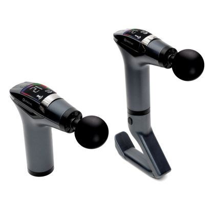 Oplaadbare massagepistool met 4 opzetstukken en riem 25W/5V 1500 mAh