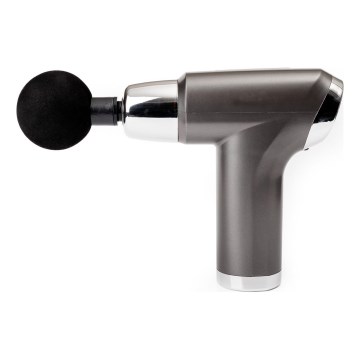 Oplaadbare massagepistool met 4 opzetstukken 25W/5V 1200 mAh