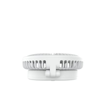Oplaadbare tafelventilator 10W/5V 2400 mAh wit