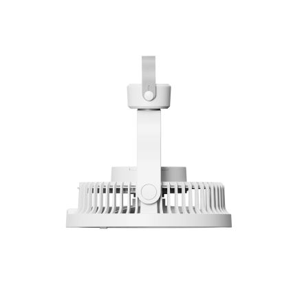 Oplaadbare tafelventilator met LED-verlichting 8W/3,7V 2400 mAh wit