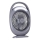 Oplaadbare tafelventilator met LED-verlichting LED/2,8W/5V USB 2400 mAh grijs