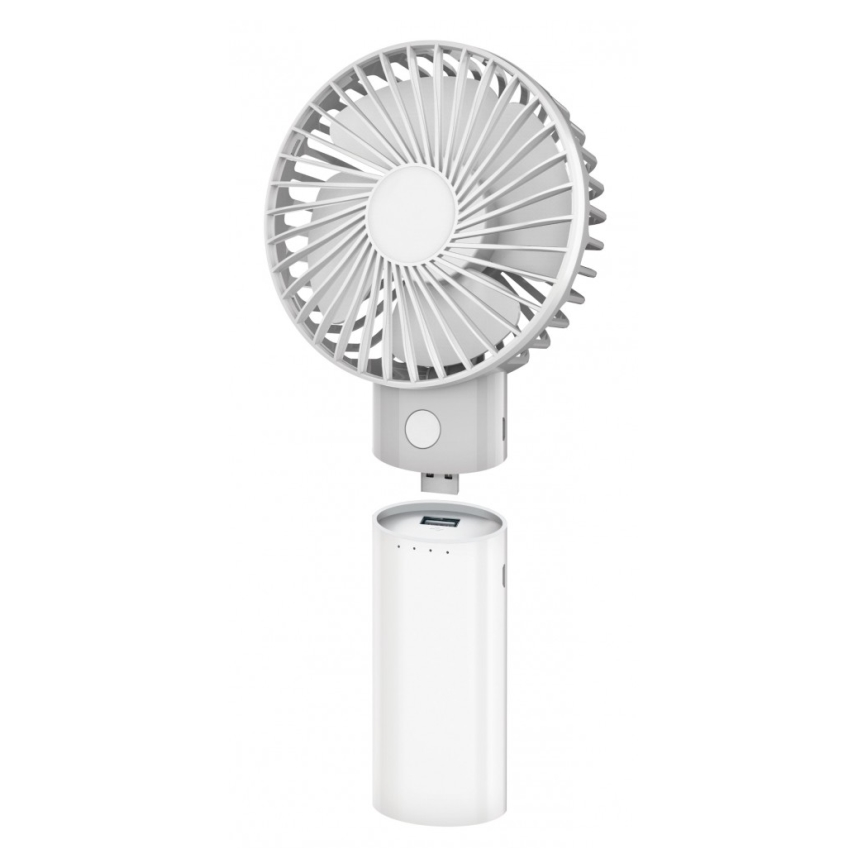 Oplaadbare ventilator met powerbank 4000 mAh/3,7V USB-C