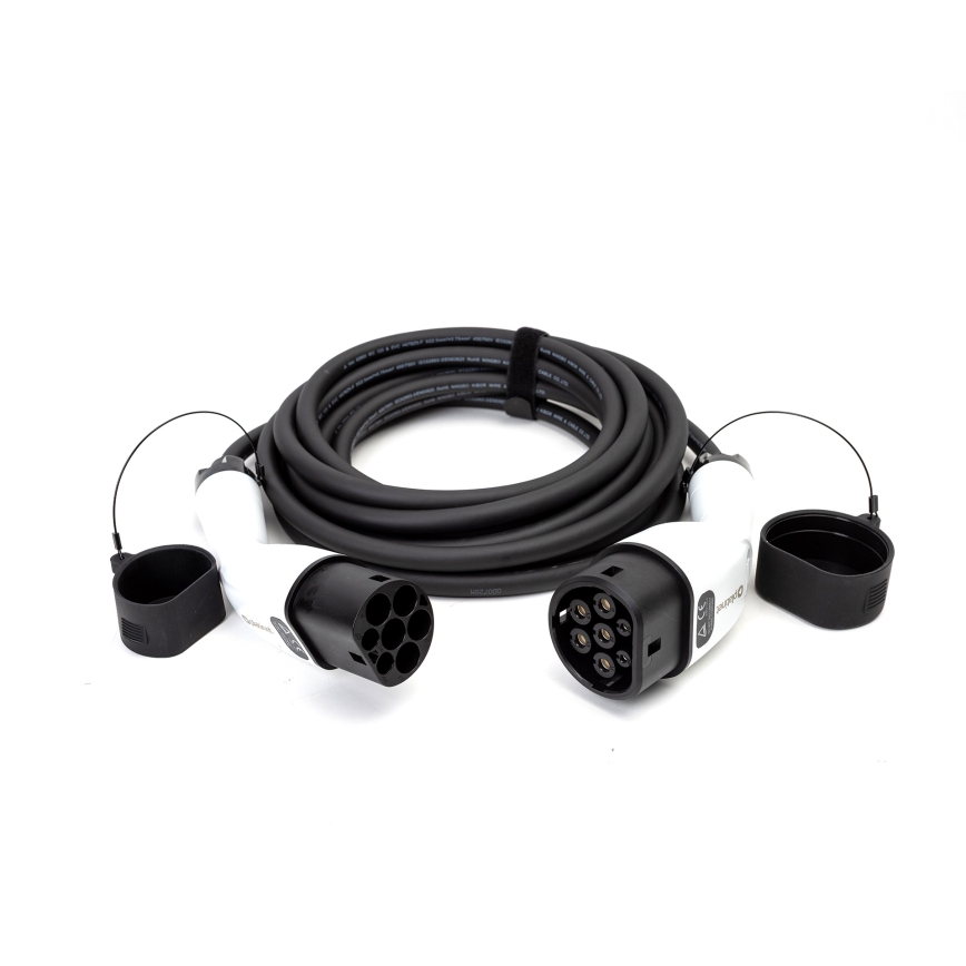 Oplaadkabel voor elektrische voertuigen EV/PHEV Type 2 32A/230V 7,4kW IP54 5m