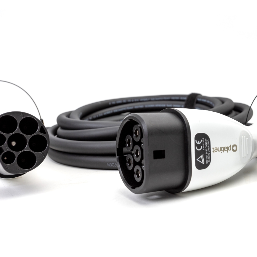 Oplaadkabel voor elektrische voertuigen EV/PHEV Type 2 32A/230V 7,4kW IP54 5m