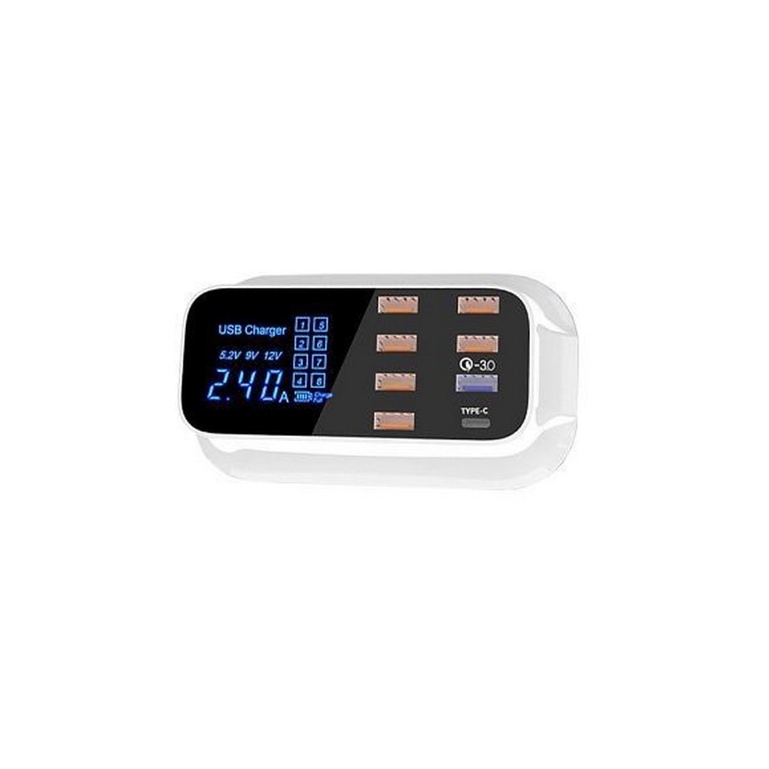 Oplaadstation 8xUSB 40W/230V