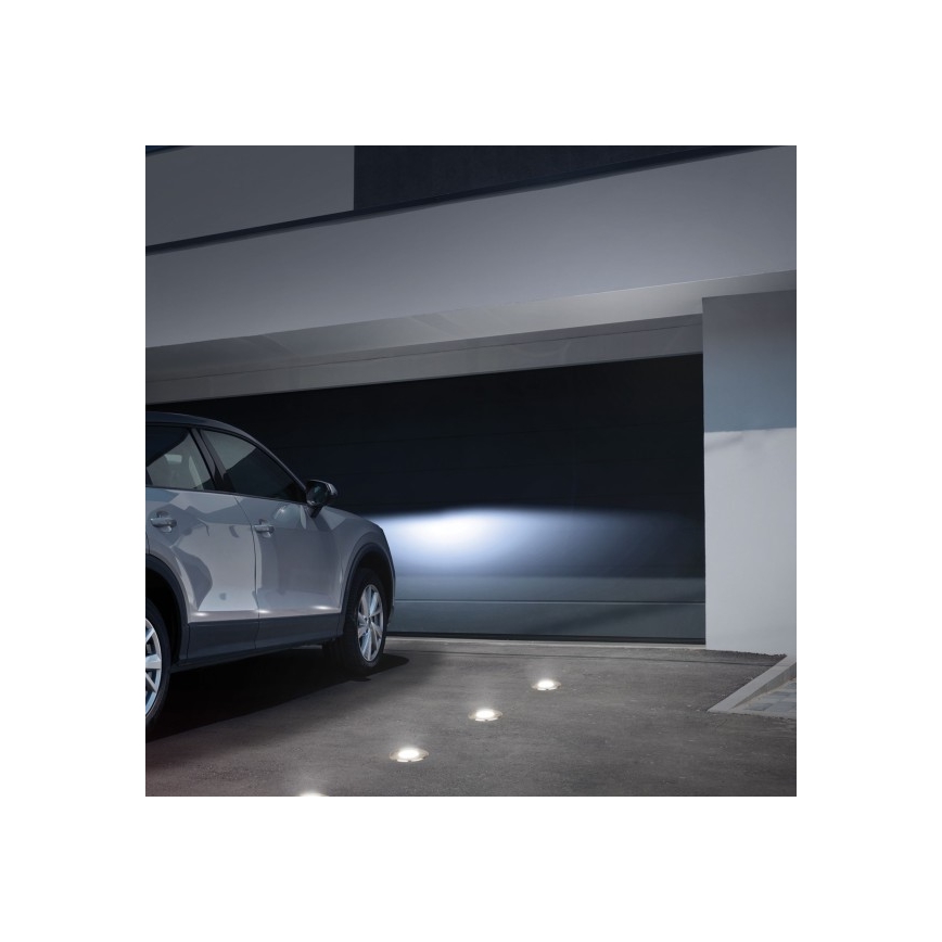 Oprit verlichting voor buiten LUKKA CONNECT 1xGU10/4W/230V IP67 mat chroom rond