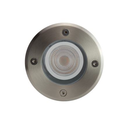 Oprit verlichting voor buiten LUKKA CONNECT 1xGU10/4W/230V IP67 mat chroom rond
