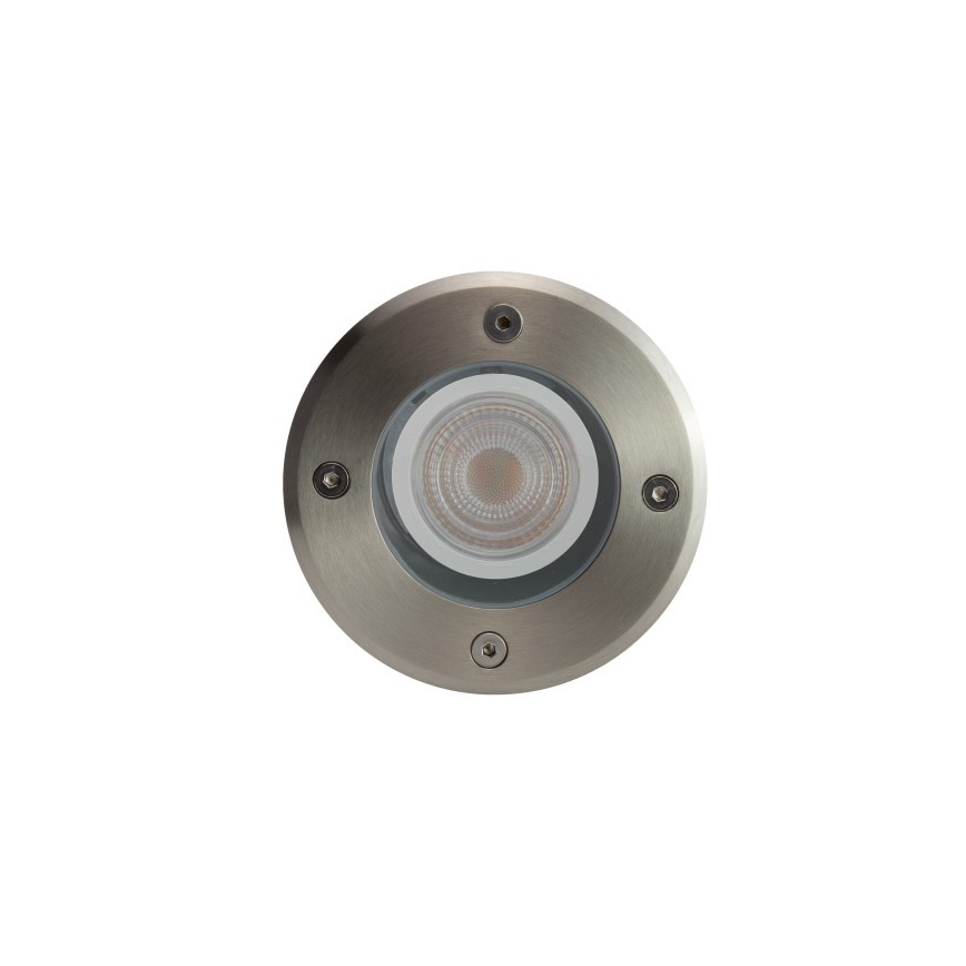 Oprit verlichting voor buiten LUKKA CONNECT 1xGU10/4W/230V IP67 mat chroom rond