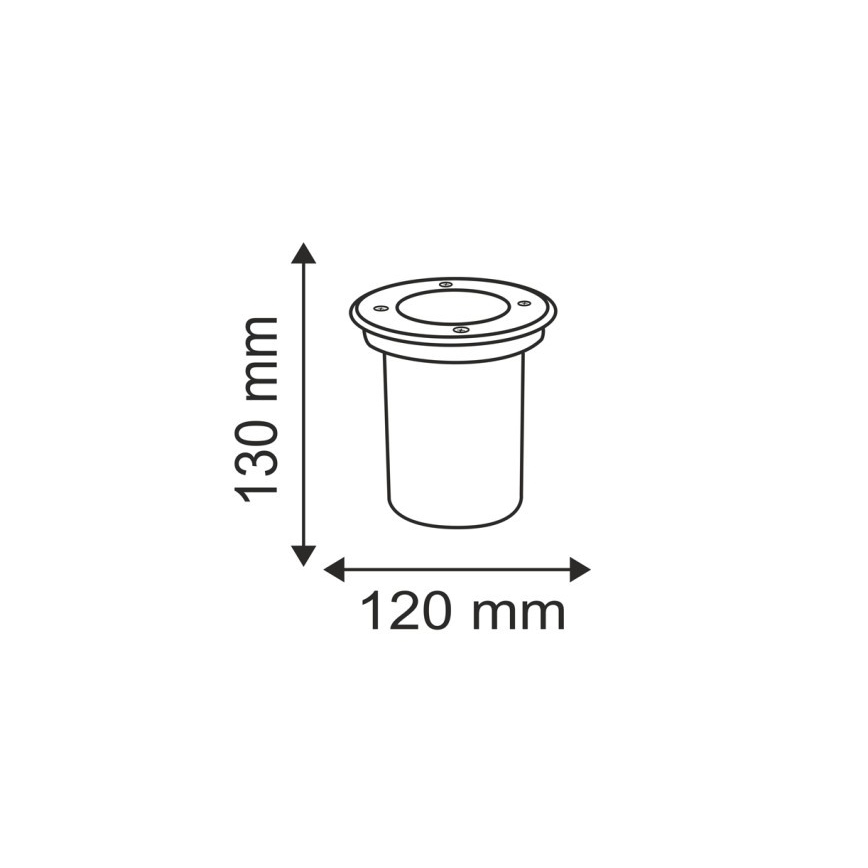 Opritverlichting voor Buiten COMETA 1xGU10/50W/230V IP65