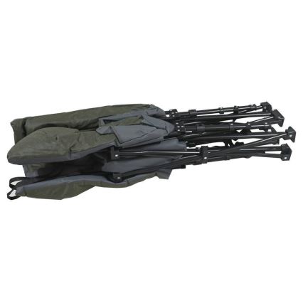 Opvouwbaar campingligbed grijs