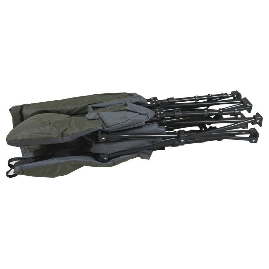 Opvouwbaar campingligbed grijs