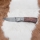 Opvouwbaar Damascus-mes 8 cm ijzerhout