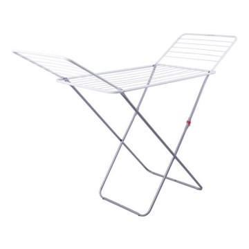 Opvouwbaar droogrek voor kleding TORO 180x93 cm wit
