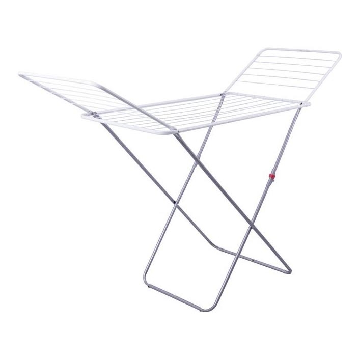 Opvouwbaar droogrek voor kleding TORO 180x93 cm wit