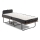 Opvouwbaar metalen eenpersoonsbed HERON 90x204 cm, wit — max. draagkracht 120 kg