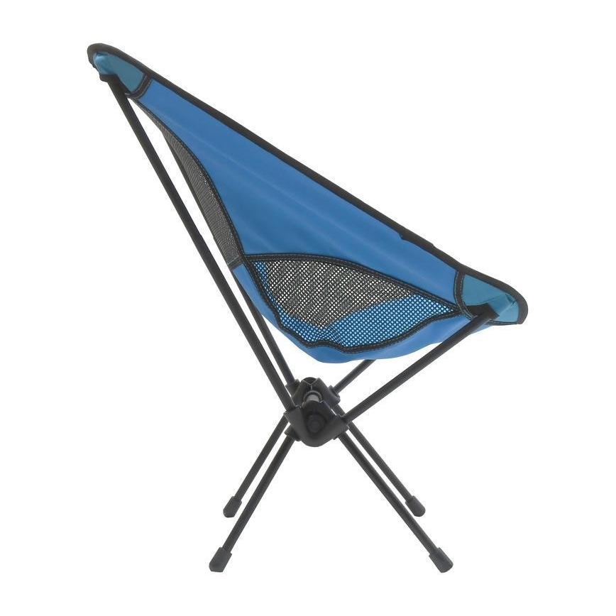 Opvouwbare campingstoel blauw 63 cm