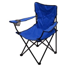 Opvouwbare campingstoel blauw