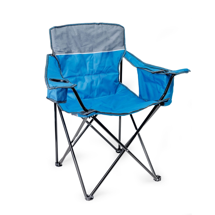 Opvouwbare campingstoel blauw