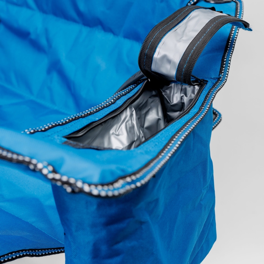 Opvouwbare campingstoel blauw