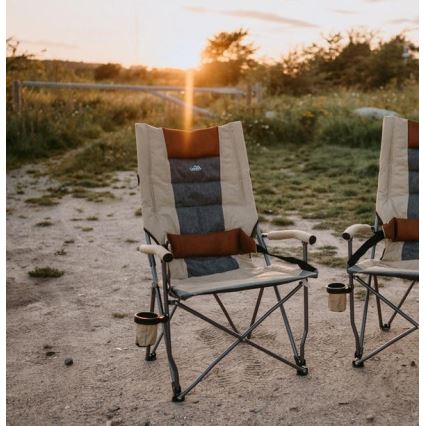 Opvouwbare campingstoel bruin