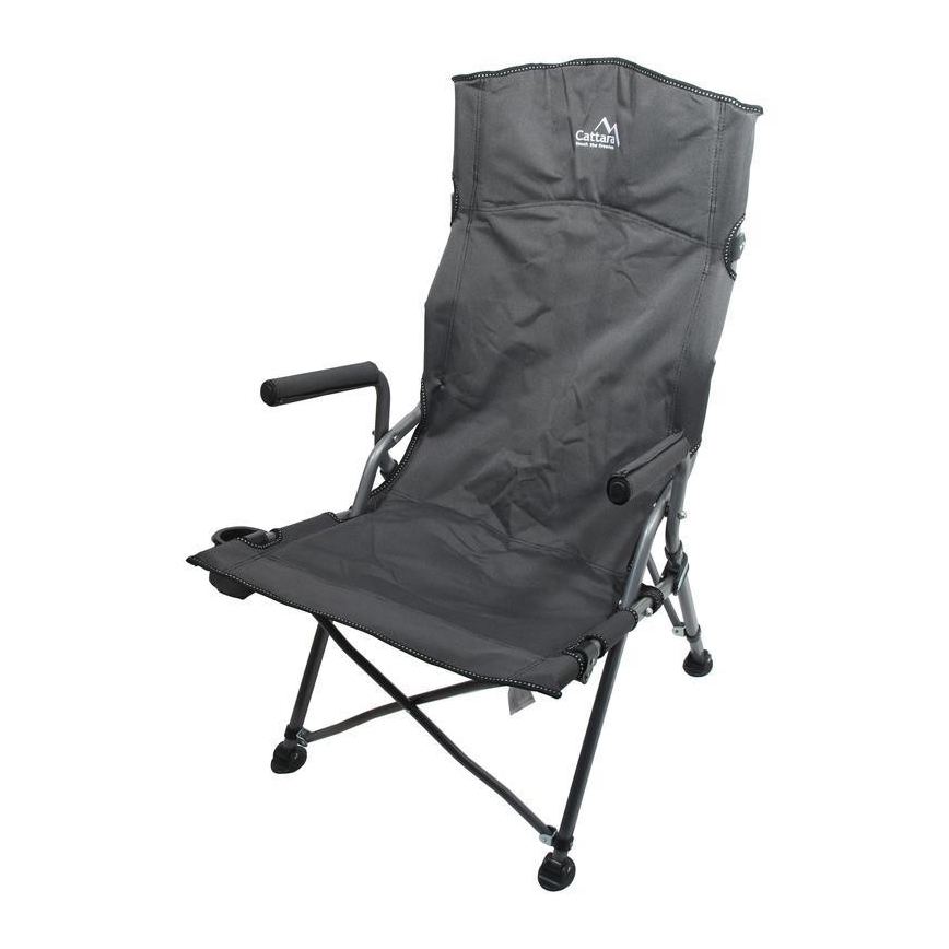 Opvouwbare campingstoel grijs