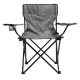 Opvouwbare campingstoel grijs