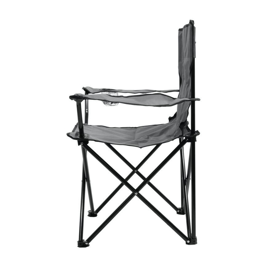 Opvouwbare campingstoel grijs