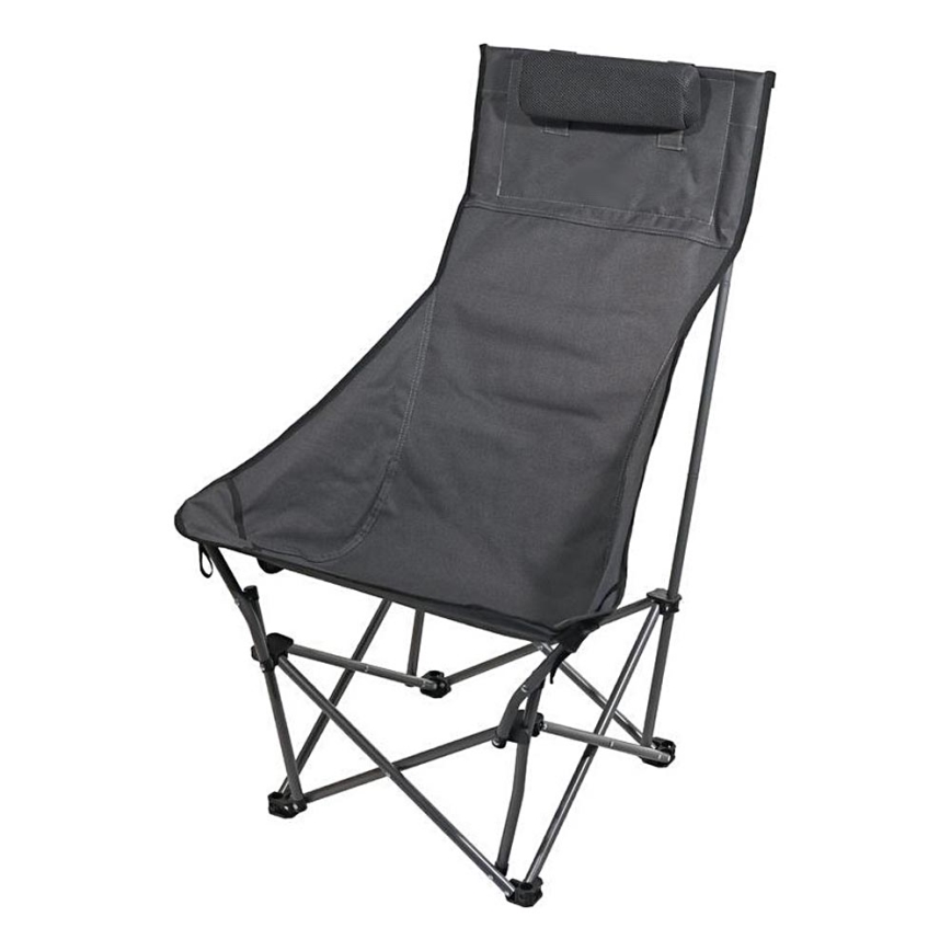 Opvouwbare campingstoel grijs