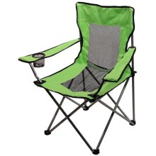 Opvouwbare campingstoel groen