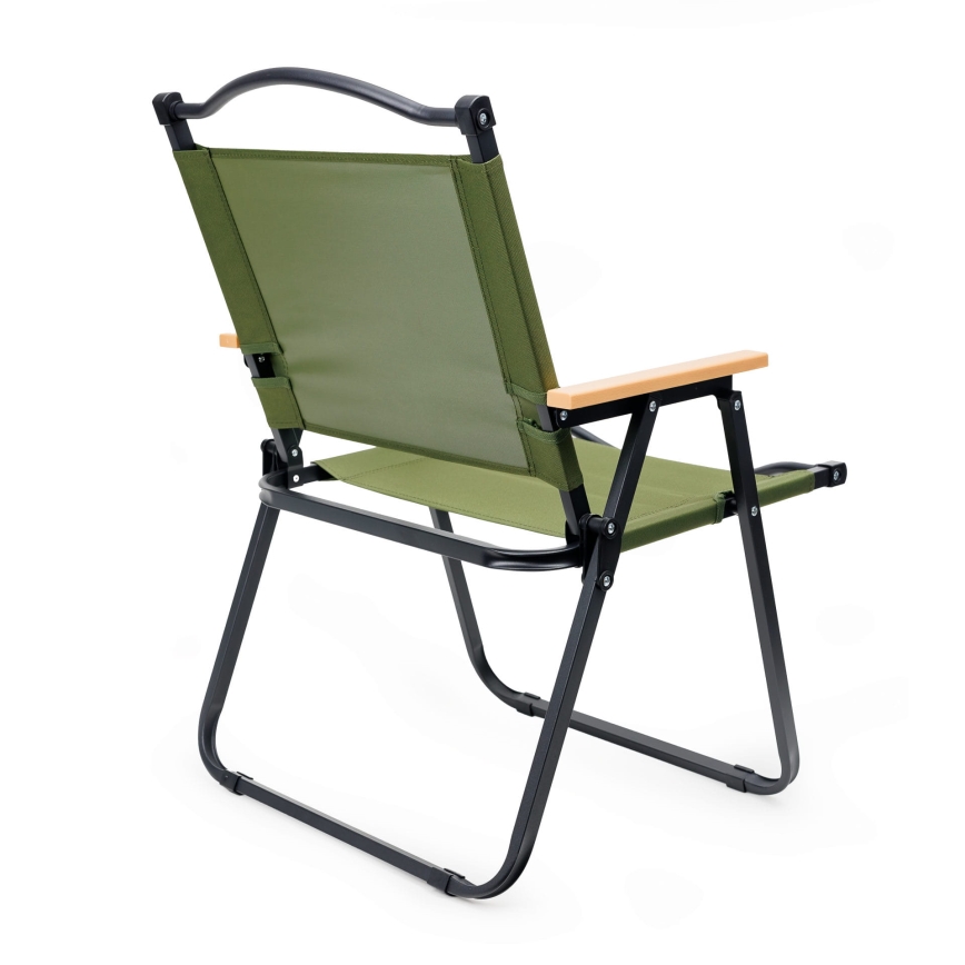 Opvouwbare campingstoel groen