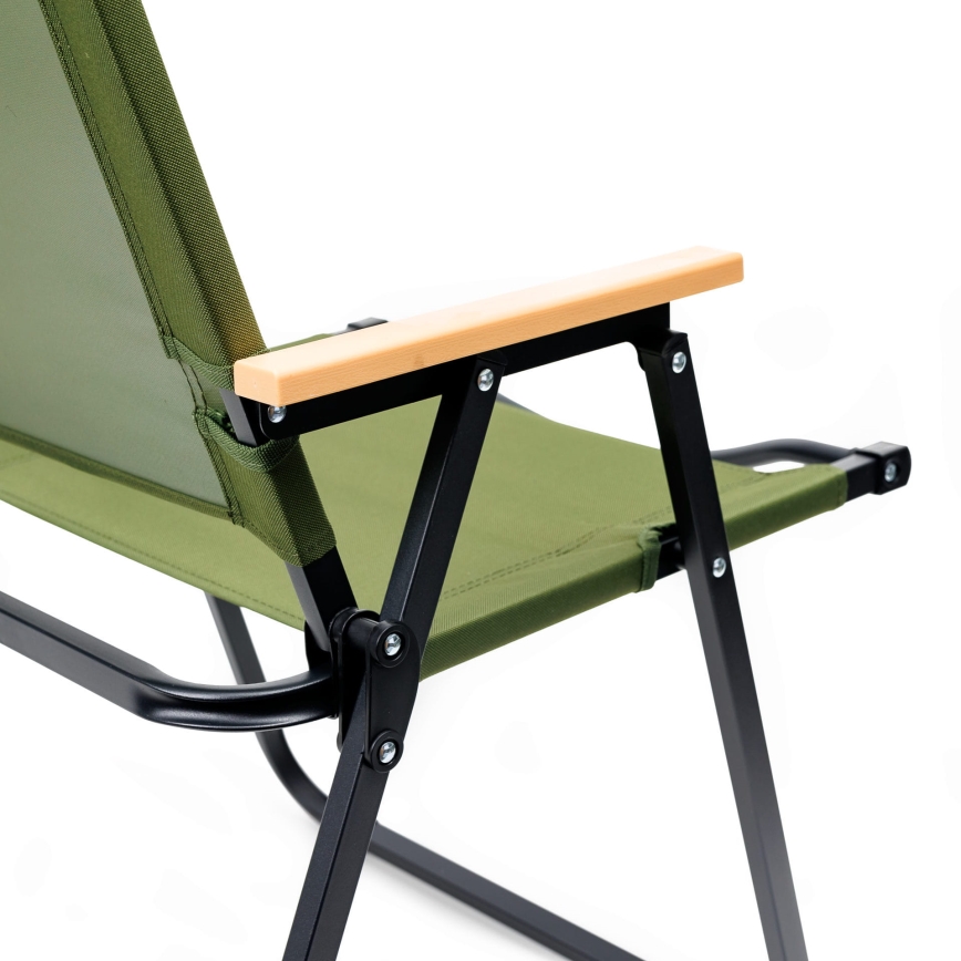Opvouwbare campingstoel groen