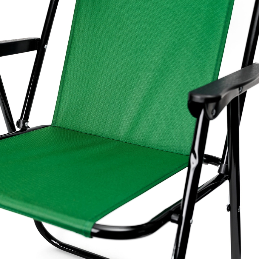 Opvouwbare campingstoel groen