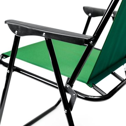 Opvouwbare campingstoel groen