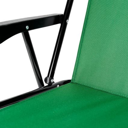 Opvouwbare campingstoel groen