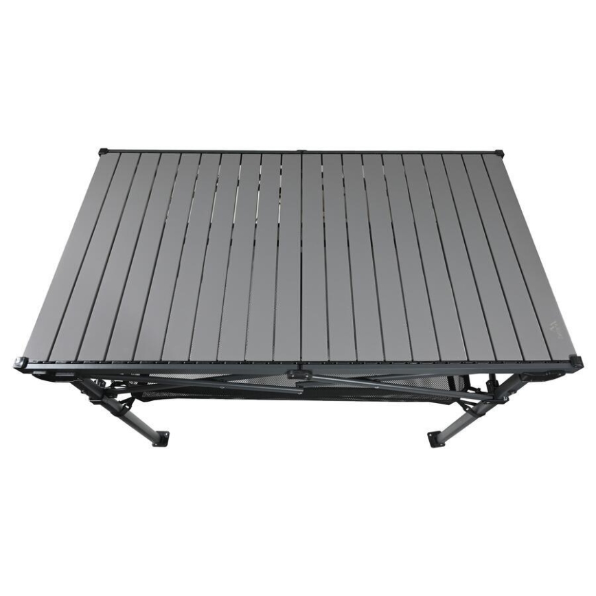 Opvouwbare campingtafel 118 x 70 cm, antraciet