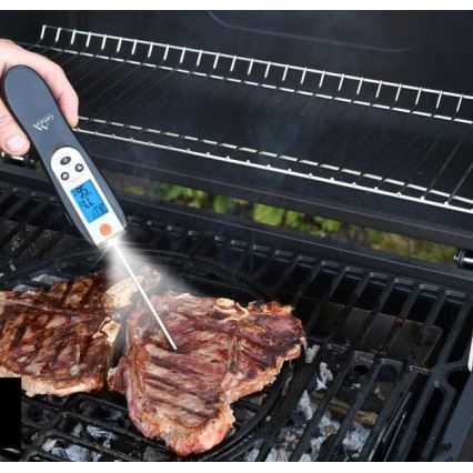 Opvouwbare digitale vleesthermometer 0-300°C 2xAAA