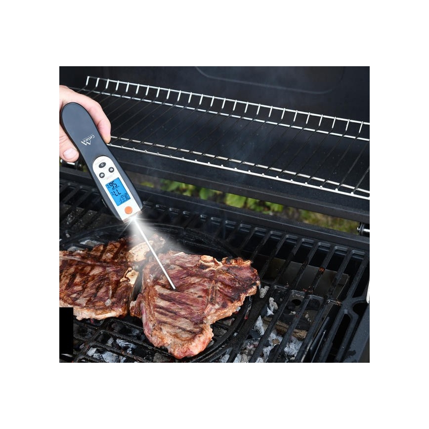 Opvouwbare digitale vleesthermometer 0-300°C 2xAAA