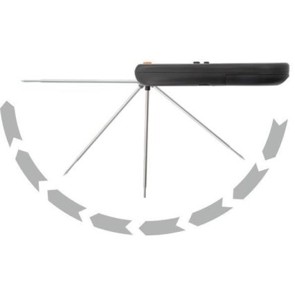 Opvouwbare digitale vleesthermometer 0-300°C 2xAAA