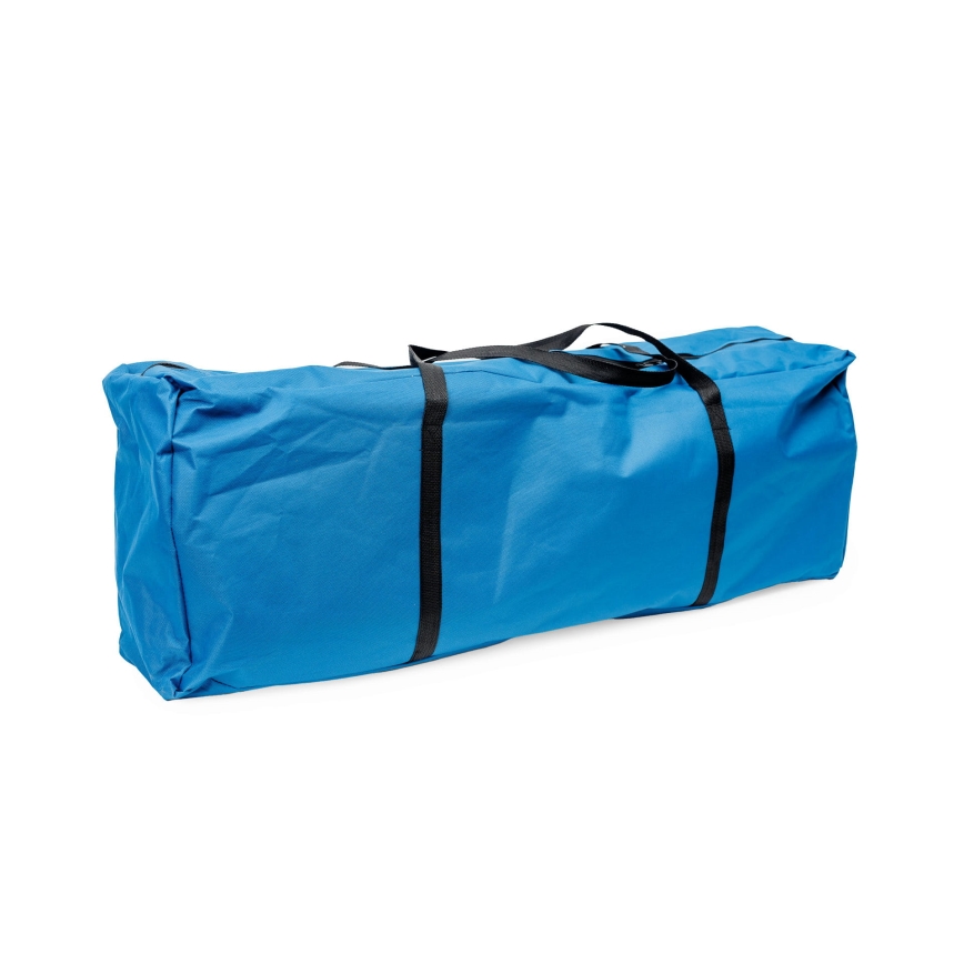 Opvouwbare kampeertafel + 2x stoel blauw
